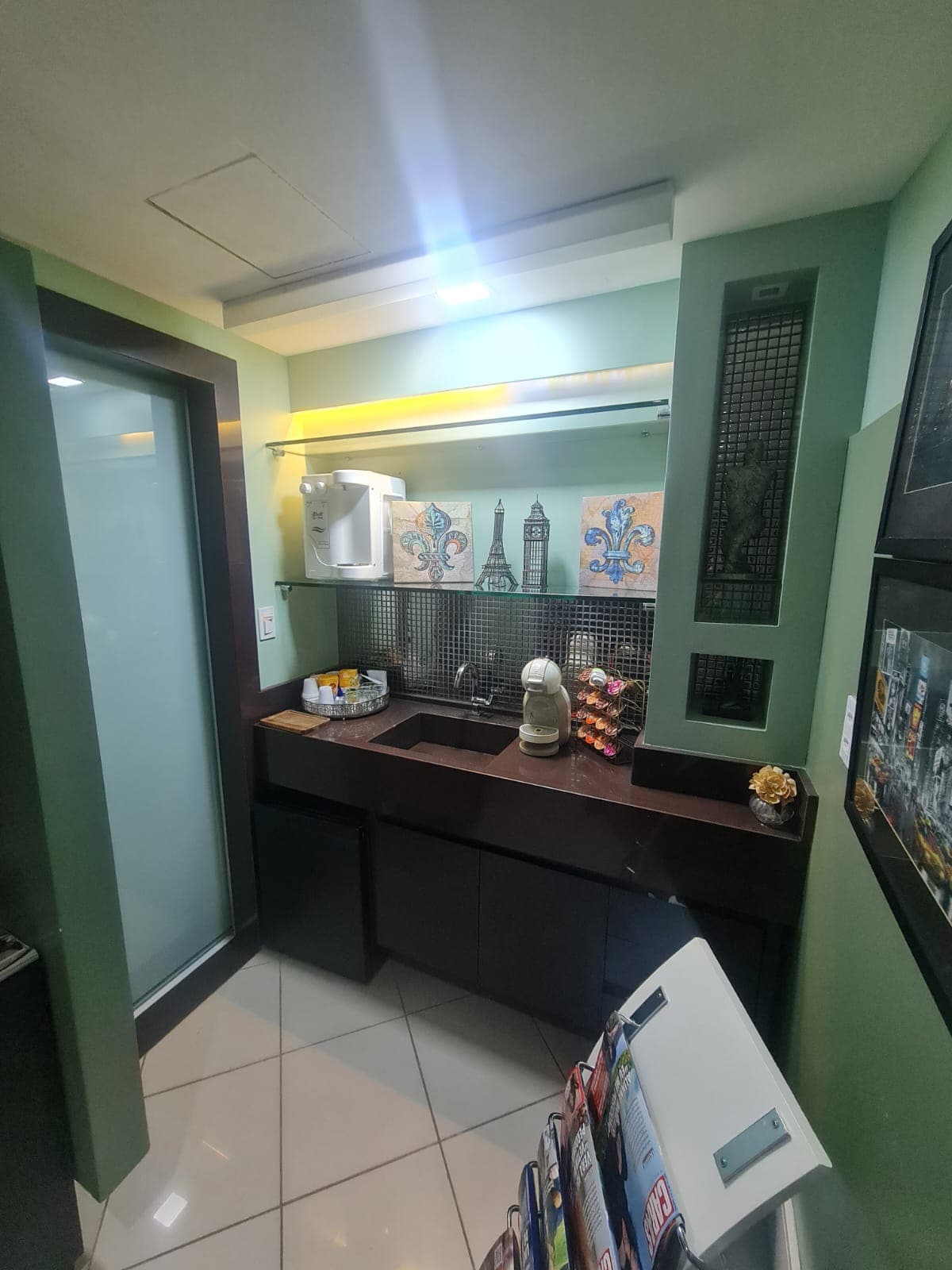 Copa para pacientes — conforto e praticidade